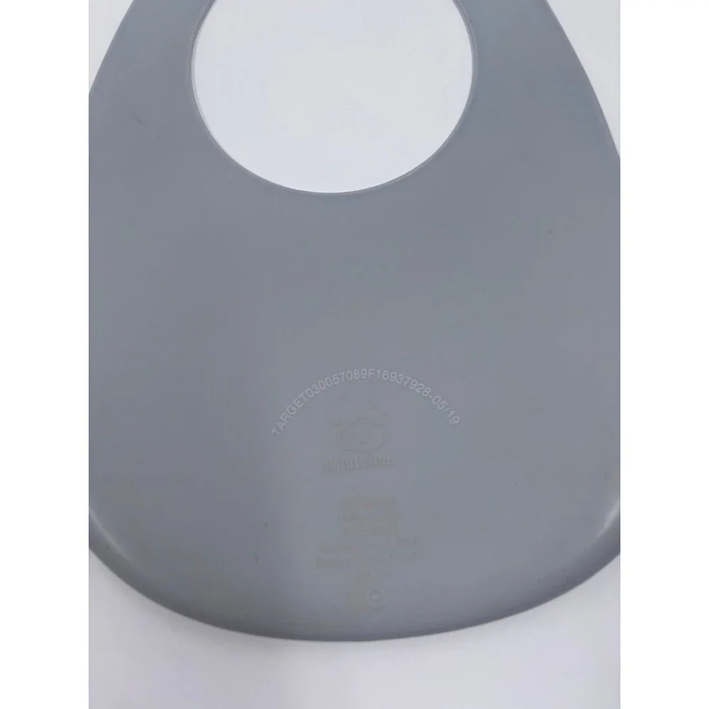 Cloud Island Silicone Baby Bibs Set Gray Fox Face & White Arrows